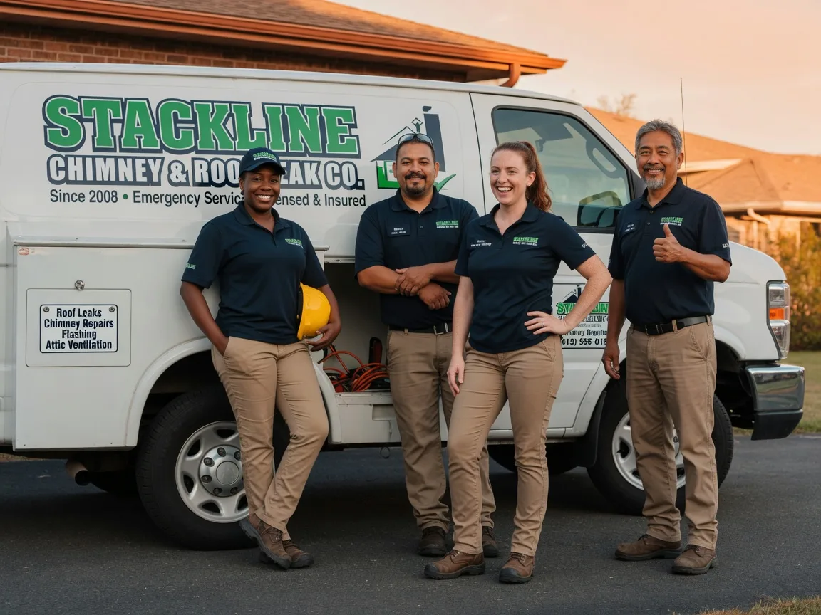 Chimney flashing repair company in Montcalm, WV